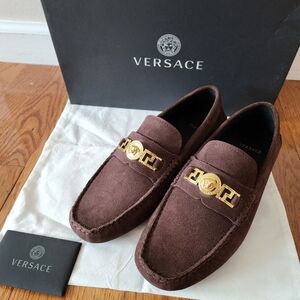 Versace Men's Brown Loafers